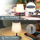 Solar Tischlampe Outdoor LED Akku Tischleuchte Kabellos