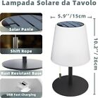 Solar Tischlampe Outdoor LED Akku Tischleuchte Kabellos