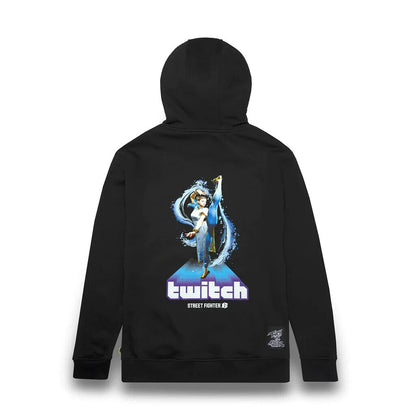 Twitch x Street Fighter 6 Hoodie – Chun-Li Farbe Schwarz Größe L