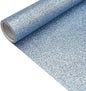 Himmelblau 30 x 135 cm glitzernde, superfeine Glitzer-Lederrollen, Kunststoff
