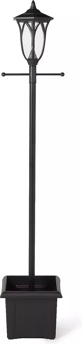 Luxform Westminster 2 m 80 Lumen Solar-Laternenpfahl mit Pflanzgefäß