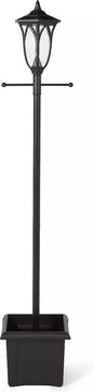 Luxform Westminster 2 m 80 Lumen Solar-Laternenpfahl mit Pflanzgefäß