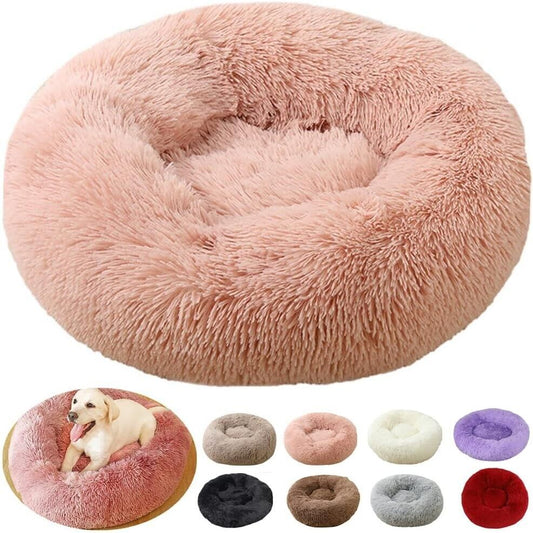 mittlere Größe, Puppy Love Hundebett, orthopädisch, rund, waschbar "Rosa" - 60 cm
