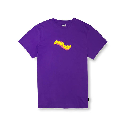 Twitch-Grafik-T-Shirt – Purple Warped Twitch 4XL