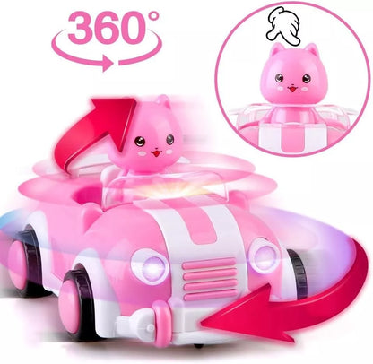 Bee Bee Run Rosa ferngesteuertes Cartoon- Spielzeugauto