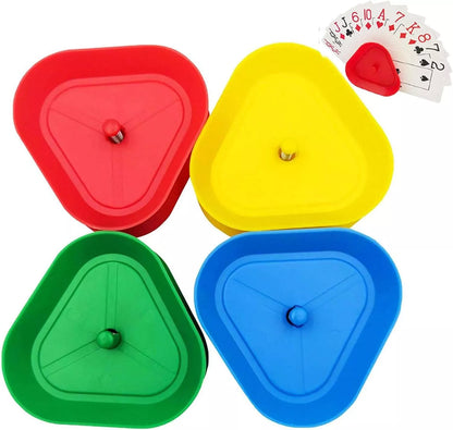 4 Stück Kinder Spielkartenhalter