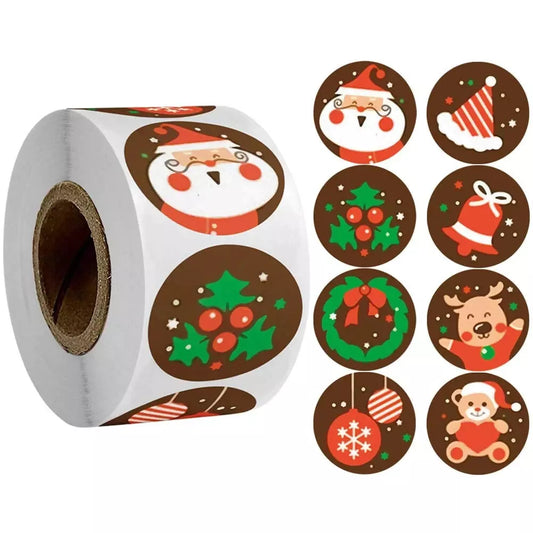 Weihnachtsaufkleber, Weihnachtsdekoration, Dekoration, Geschenk,