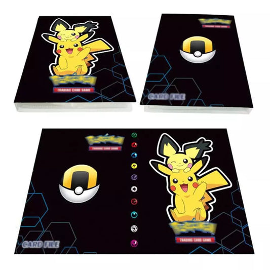Sammelalbum für Karten, z.B. Pokemon, 30 Seiten-240 Karten, zufälliges Design