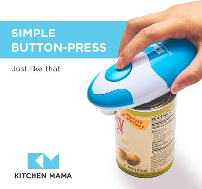 Kitchen Mama, Elektrischer Dosenöffner mit Start & Stopp glatte Kanten