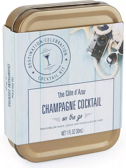 Champagner-Cocktail-Mix-Reisedose-Geschenk-Set