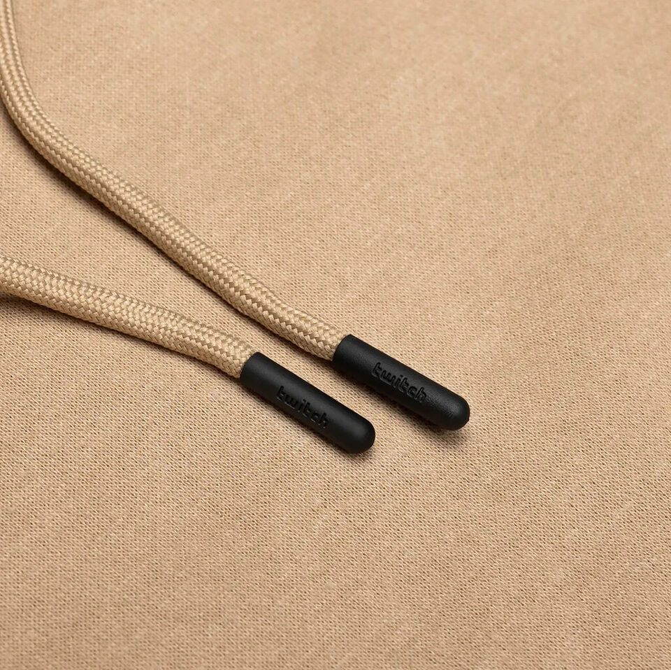 Twitch Nihongo-Kapuzenpulli Beige L