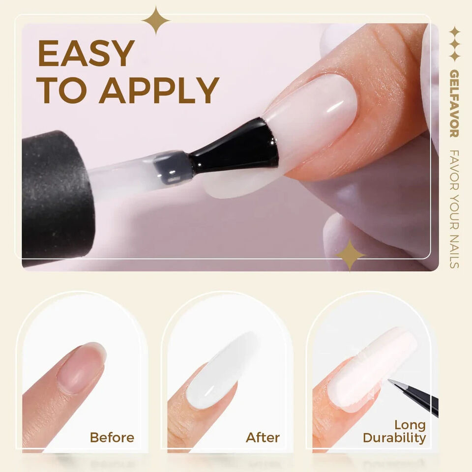 Gelfavor 5 in 1 Aufbaugel für Gelnägel rosa 15ml UV LED Builder