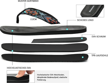 Flip Flops Damen Badelatschen Zehentrenner