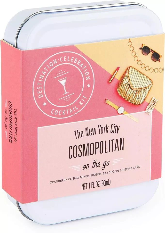 Cosmopolitan-Cocktail-Set, Reisedose, Geschenkset, inkl. Cranberry  Cocktail