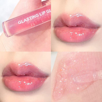 Lip Gloss Set, spendet den Lippen sofort Feuchtigkeit und Volumen