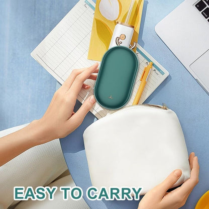 Handwärmer Wiederaufladbar, 5200mAh Tragbare Taschenwärmer mit Power Bank