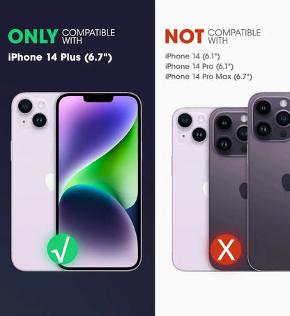 Outdoor Hülle für iPhone 14 Plus 6.7" Handyhülle 360 Grad Case Bumper Schutzhülle..