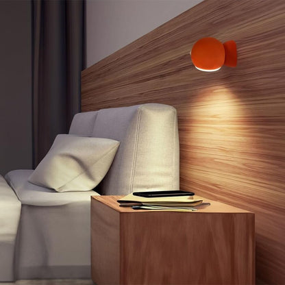 LED Wandleuchte Innen,Wandlampe mit Bewegungsmelder type-C - orange