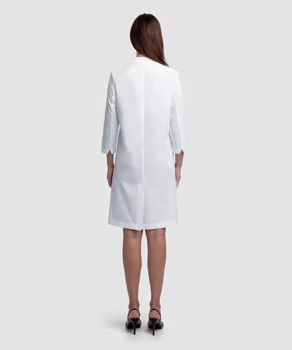 Dr. James Designer Laborkittel für Damen, Semi Tailliert, UK 10 Gr. 36