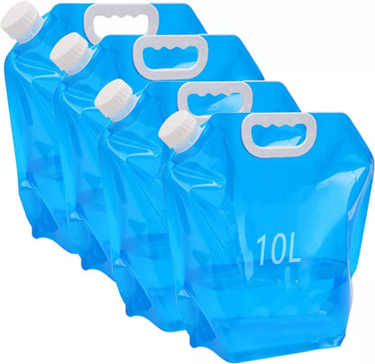 4x 10L faltbare Wasserkanister, transportabler Wasserkanister