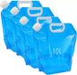 4x 10L faltbare Wasserkanister, transportabler Wasserkanister