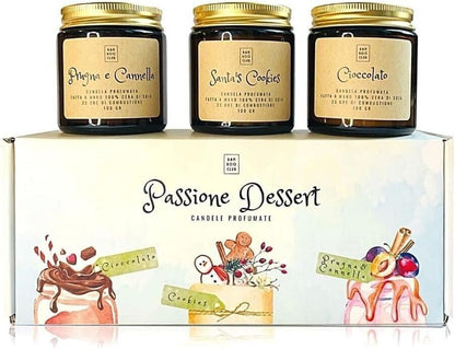 Duftkerze mit Geschenkverpackung, Naturlich, 95 % Sojawachs und 5 % Essenzen,