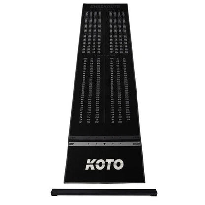 Dartteppich KOTO CARPET CHECKOUT GRAU 285 X 80CM
