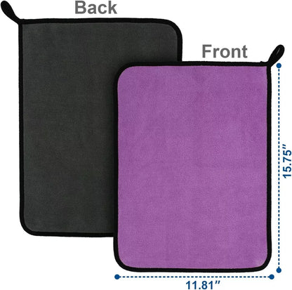 Poliertuch 8er Set Auto Trockentuch, Mikrofasertücher 40x30cm Reinigungstücher