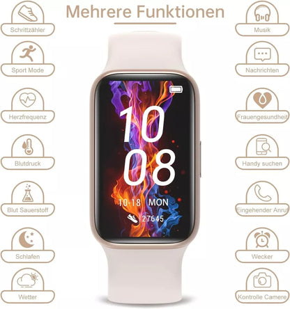 BingoFit Fitness Tracker, Fitness Armband Uhr mit Schrittzähler Uhr Pulsuhr