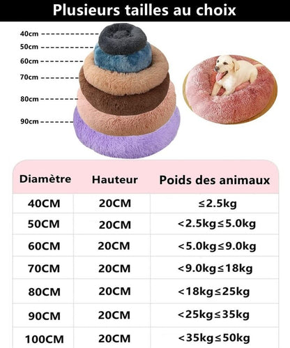 mittlere Größe, Puppy Love Hundebett, orthopädisch, rund, waschbar 50 cm