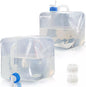 Wasserkanister 10L 2er-Pack, Faltbare Wasserkanister, Camping Wasser Kanister