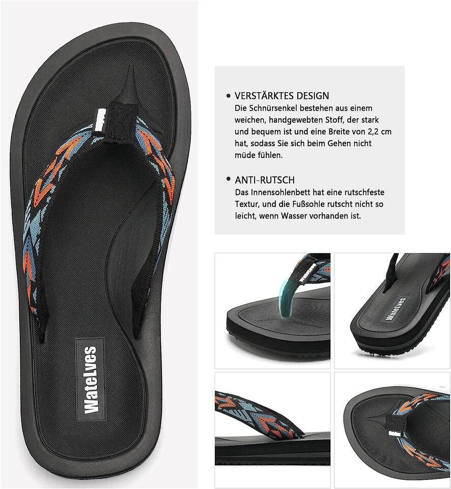 Flip Flops Damen Badelatschen Zehentrenner
