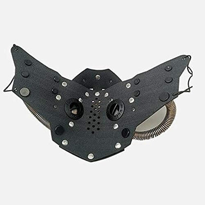 Ubauta Steampunk Maske aus Leder Cosplay Maske Punk Niet Maskerade