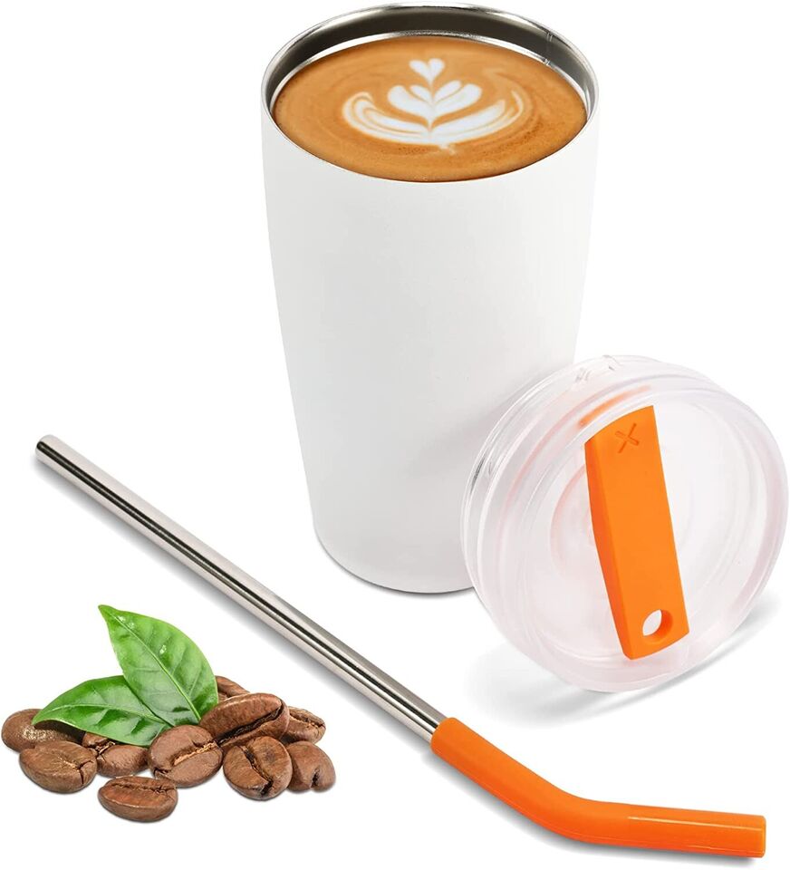 Surejoy Thermobecher 480ml, Kaffeebecher To Go, Edelstahl Doppelwandig Vakuum