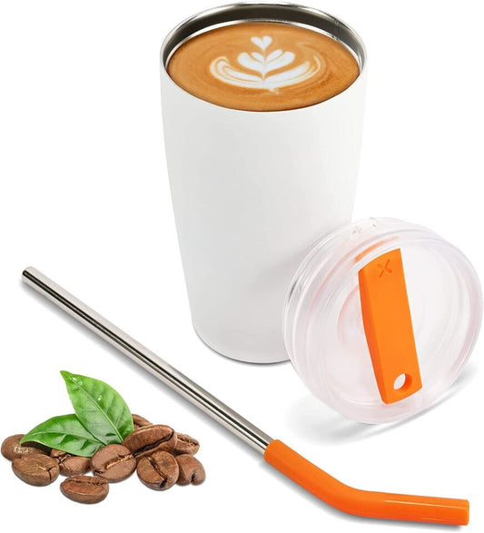 Surejoy Thermobecher 480ml, Kaffeebecher To Go, Edelstahl Doppelwandig Vakuum