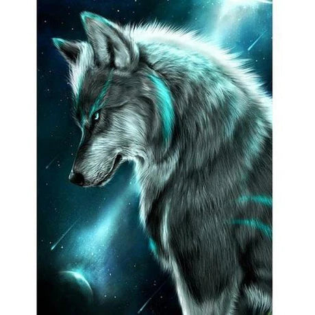 5 D "WOLF" Diamant-Painting